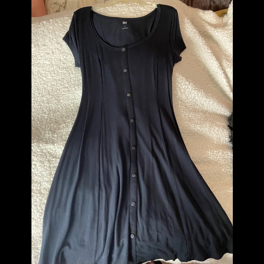Soft black dress